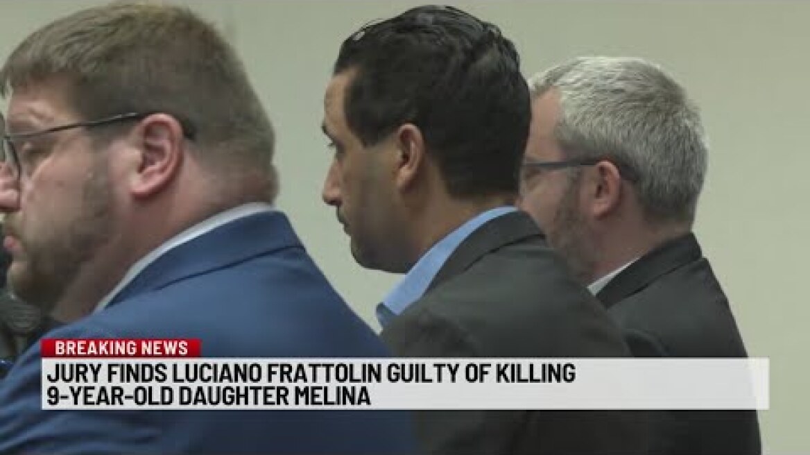 Jury finds Luciano Frattolin guilty of killing his daughter