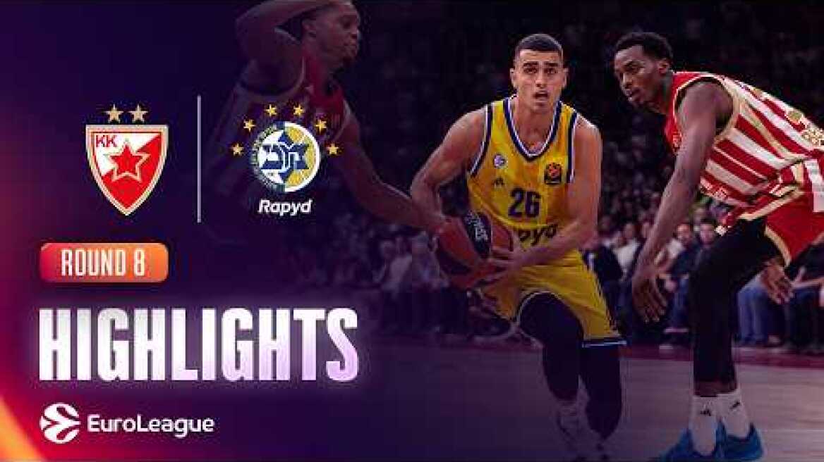 Crvena Zvezda Meridianbet - Maccabi Rapyd Tel Aviv | R8 Basketball Highlights 2026-27