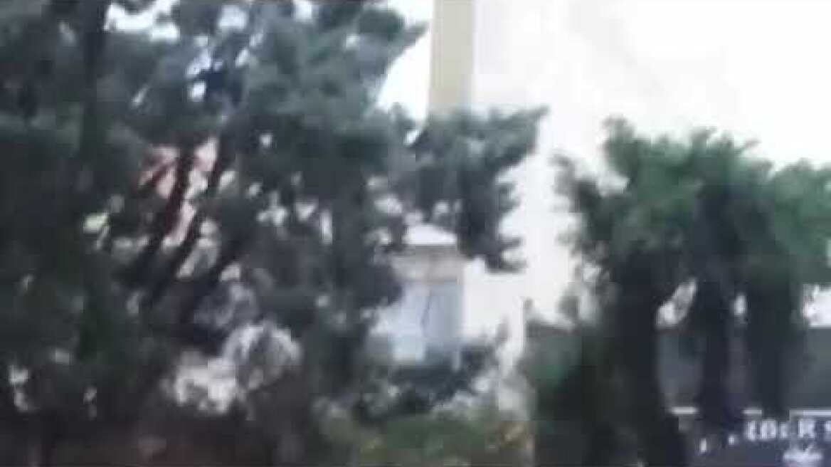 Ισχυρή βροχόπτωση στην Κόρινθο