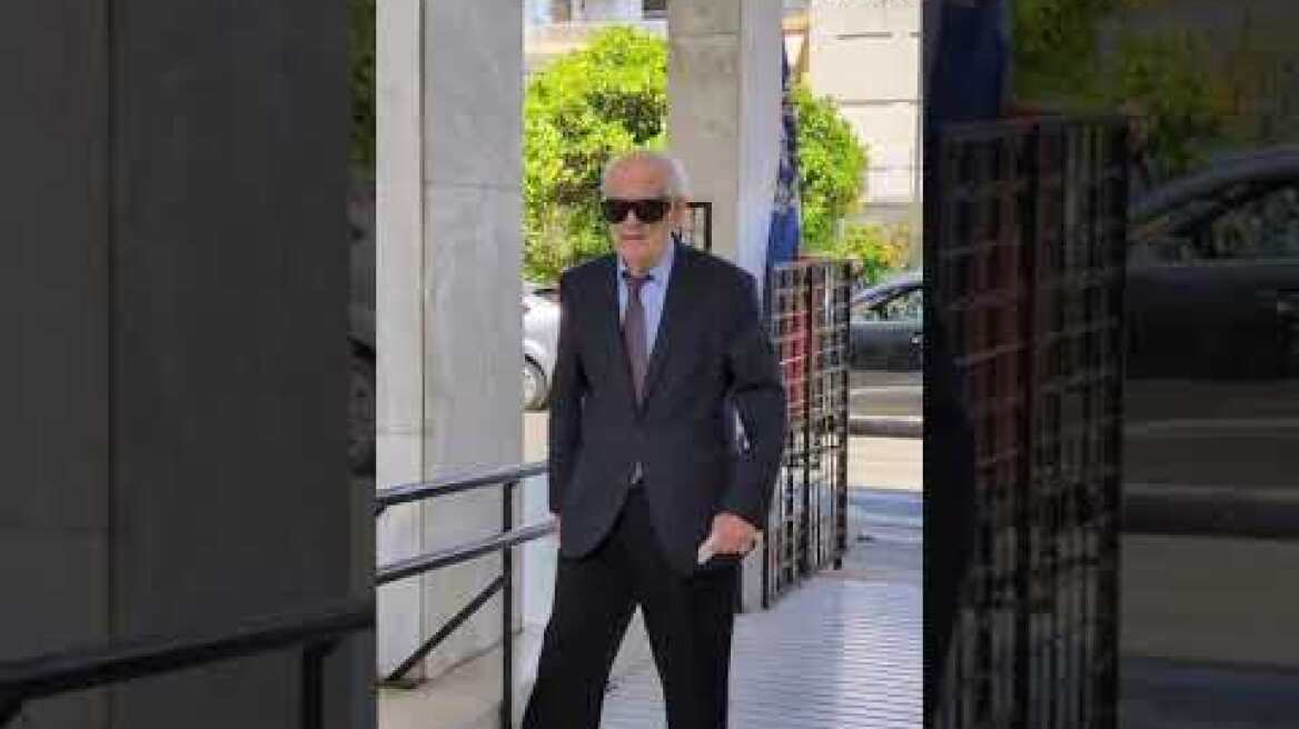 Απόστολος Κακλαμάνης στην κηδεία του Χρήστου Ροκόφυλλου