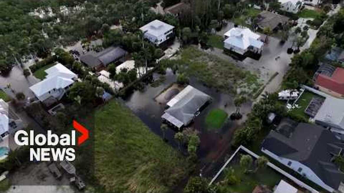 Hurricane Milton: Drone shows flooded neighbourhoods, destruction in Florida