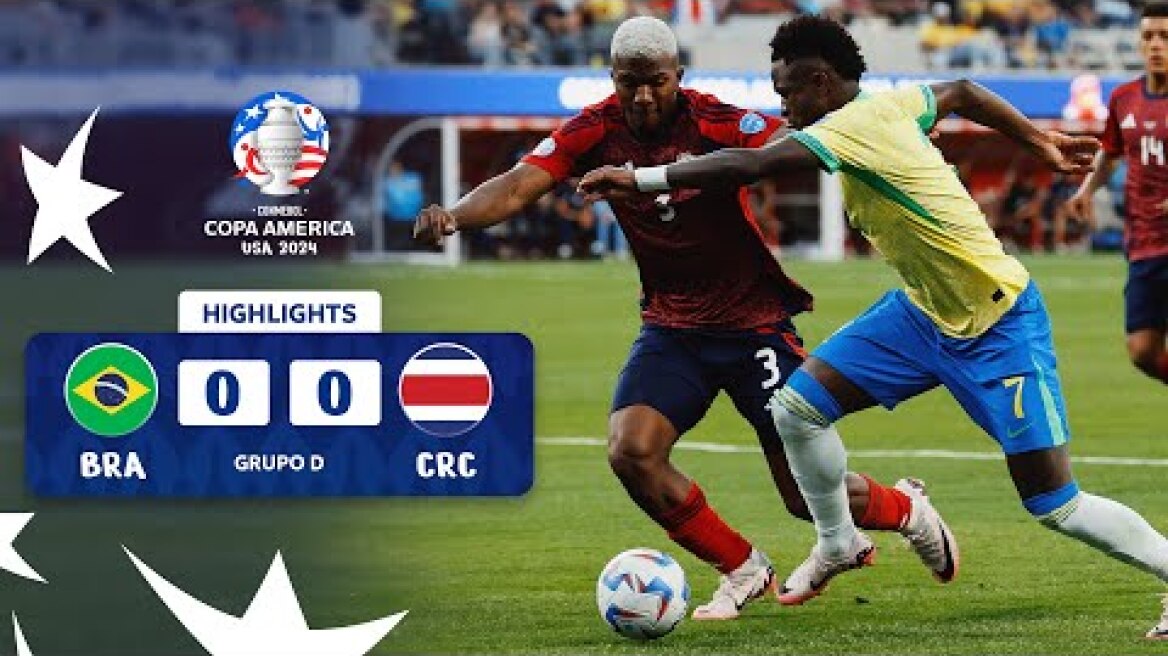 BRASIL 0-0 COSTA RICA | HIGHLIGHTS | CONMEBOL COPA AMÉRICA USA 2024™️