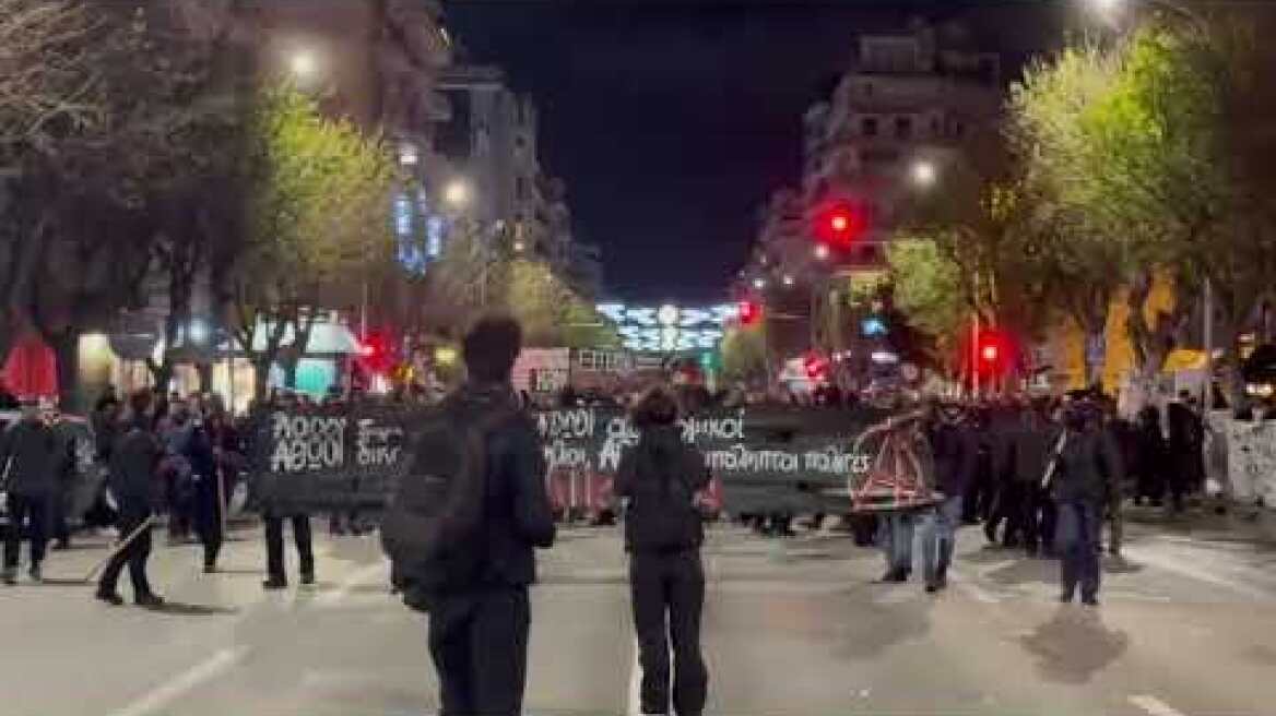 Πορεία στη μνήμη του Αλέξανδρου Γρηγορόπουλου στη Θεσσαλονίκη (1)