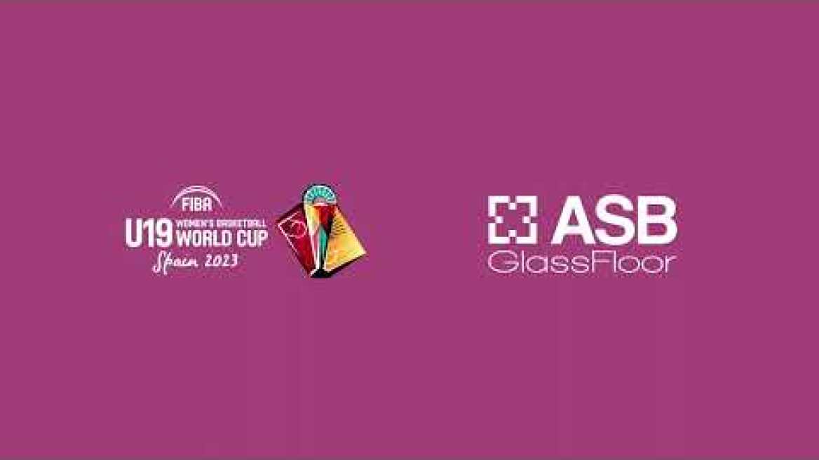 Global premiere of glass floor court at the FIBA U19 Women's Basketball World Cup 2023