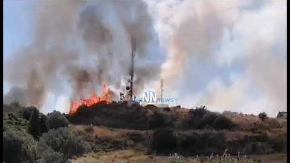 Πυρκαγιά στο. Πλατανιτη Ναυπακτίας
