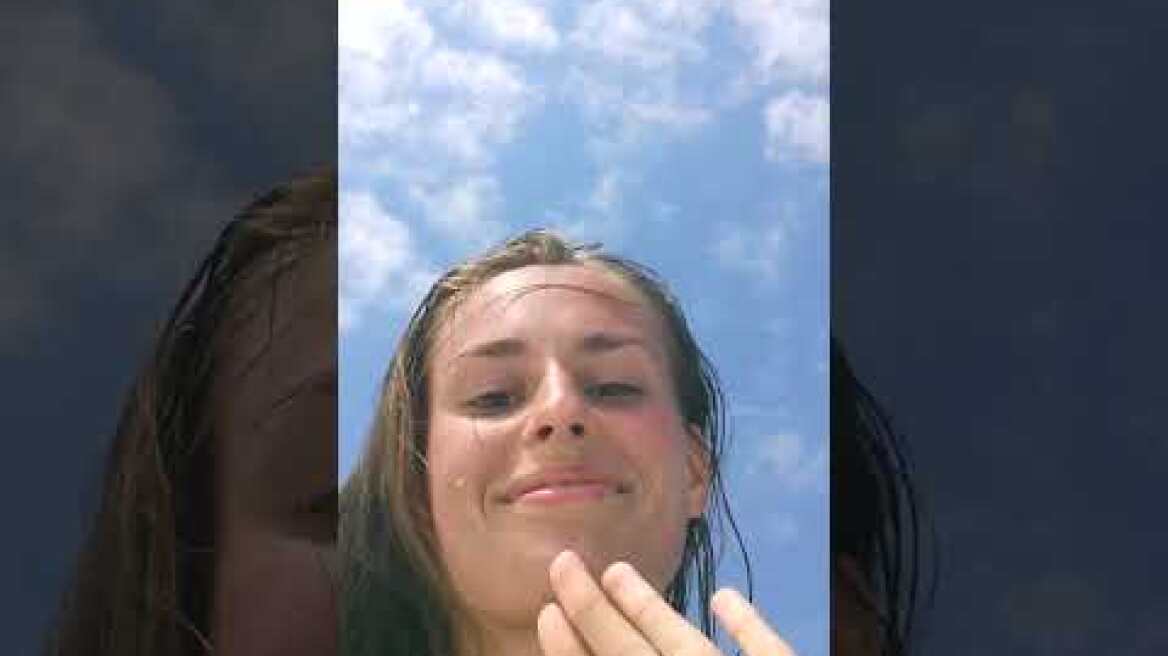 Karyna Shuliak Blows a Kiss to the Camera