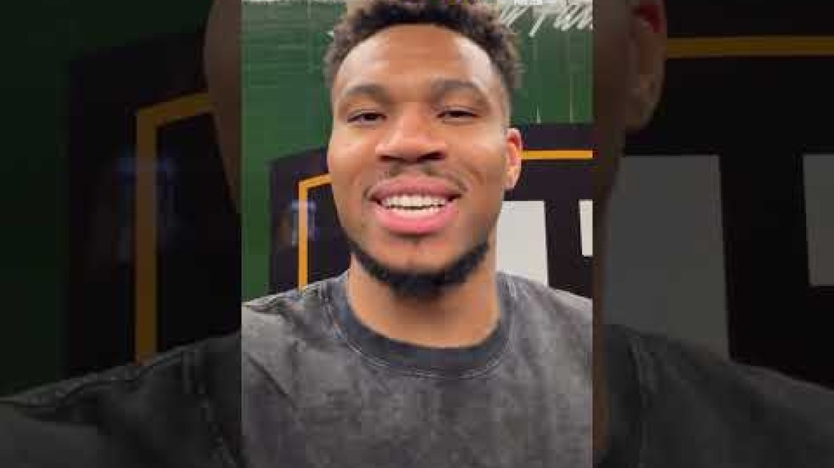 Ο @Giannis_an34 live από το Milwaukee στις Η.Π.Α. στέλνει το πιο δυνατό κάλεσμα στους μαθητές!