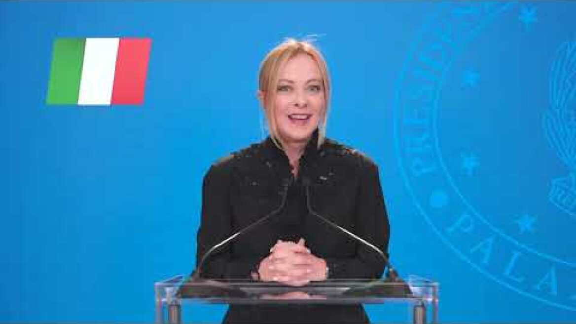 NIAF, il videomessaggio del Presidente Meloni