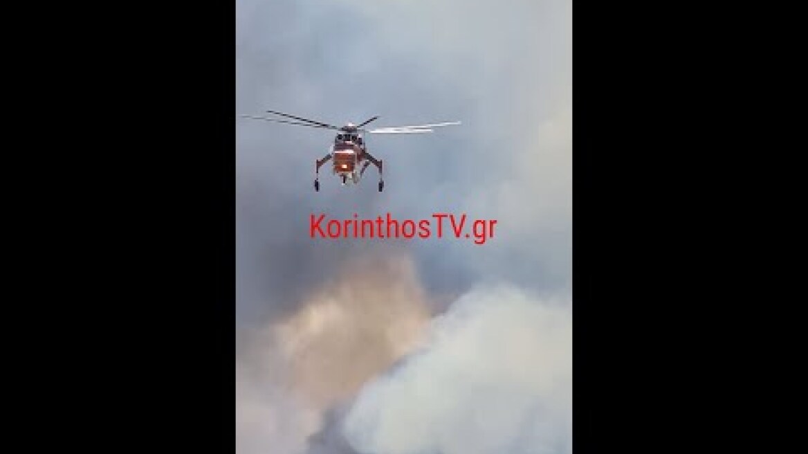 KorinthosTV.gr: Πυρκαγιά σε αγροτική έκταση στο Καλέντζι Κορινθίας 23 7  2021