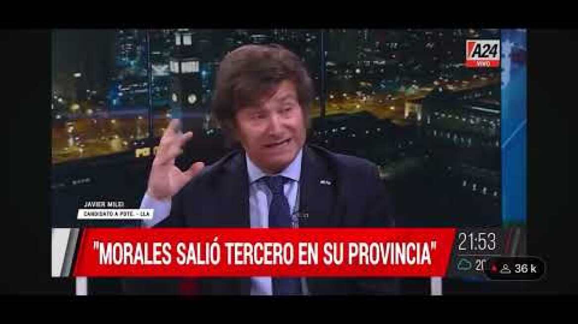 Demente escucha voces (Milei el mesias) - Demented hears voices  Milei the messiah