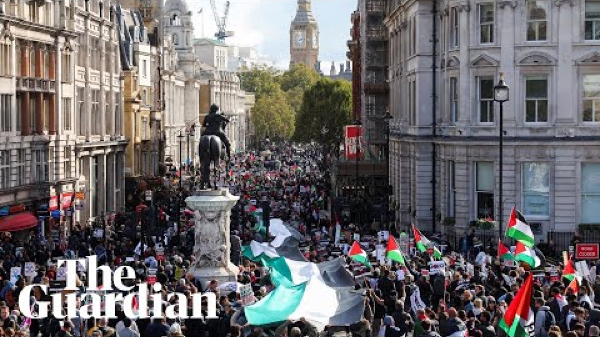 Thousands attend pro-Palestine rally in London