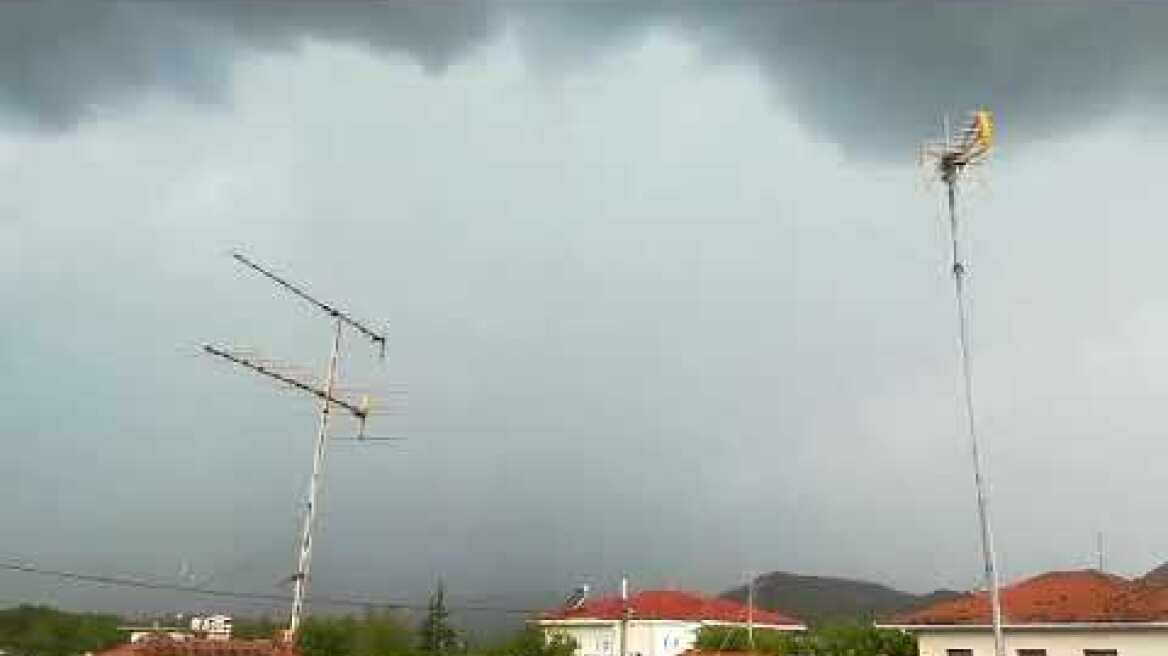 Καταιγίδα Τρίκαλα Αύγουστος 2018