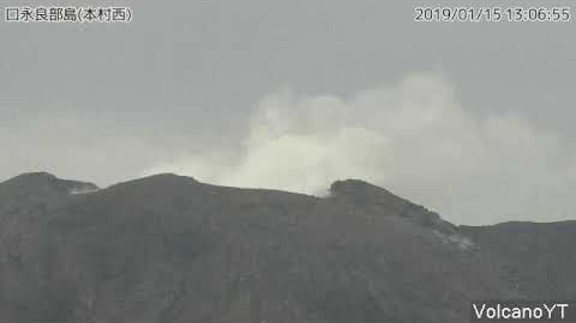 15/1/2019 - Mt Kuchinoerabu-jima 口永良部島 TimeLapse