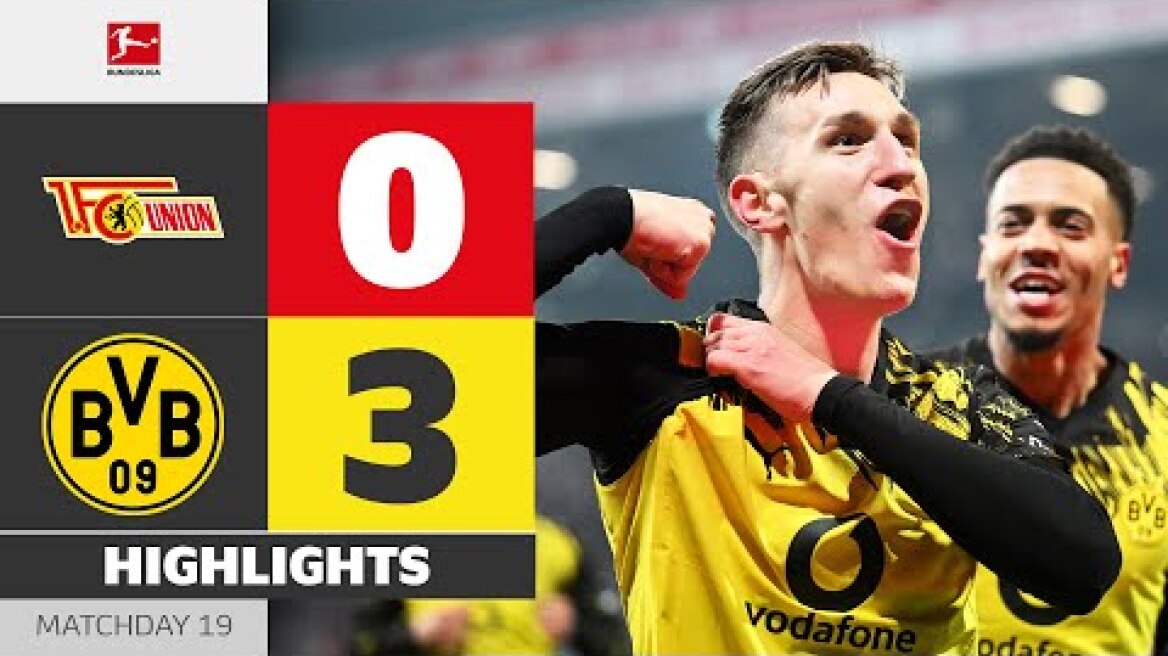 BVB Narrow The Gap At The Top!  | UNION BERLIN - BORUSSIA DORTMUND | Highlights | MD 19 – Bundesliga