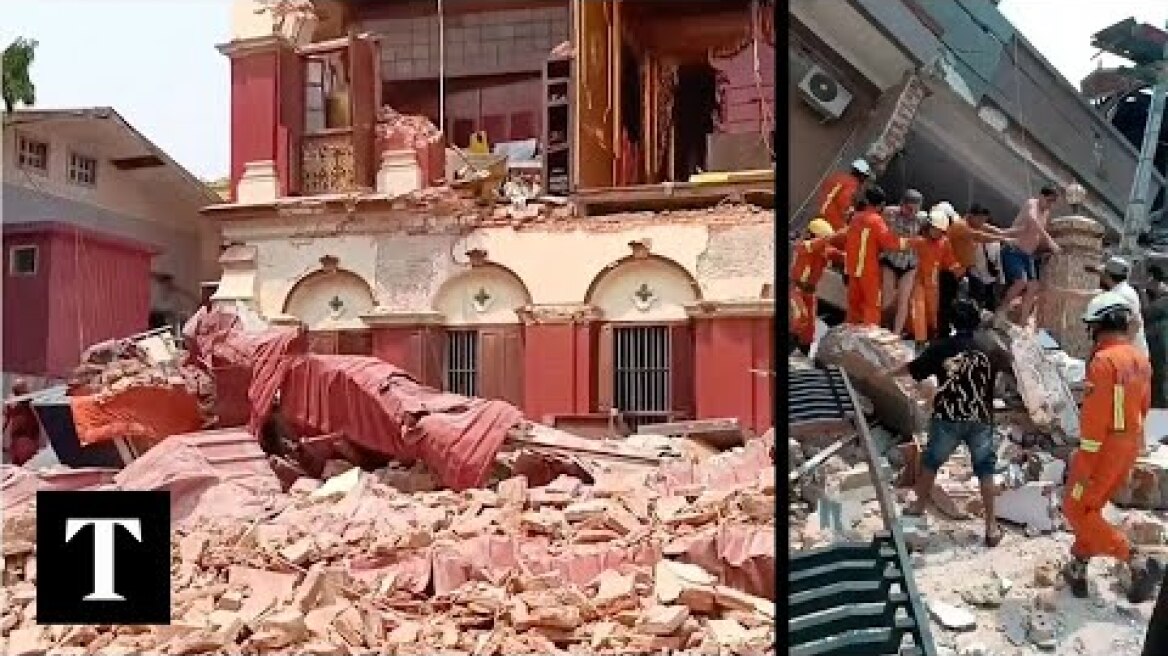 ‘Hundreds of casualties” in Myanmar after 7.7-magnitude earthquake