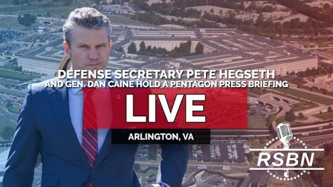 LIVE REPLAY: Defense Sec Pete Hegseth and Gen. Dan Caine Hold a Pentagon Press Briefing - 6/22/25