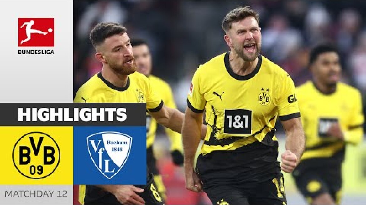 Victory After Own Goal | Borussia Dortmund - VfL Bochum 3-1 | Highlights | MD 19 – Bundesliga 23/24