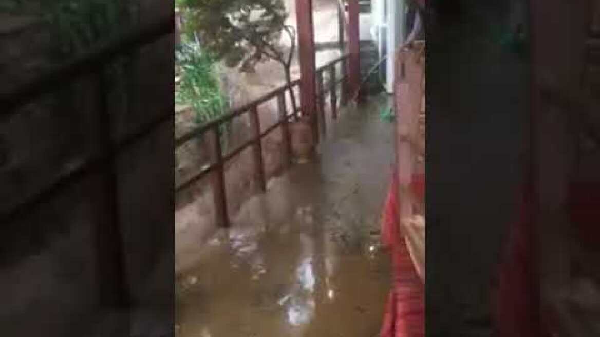 Ζημιές σε ταβέρνα στο Έλος Κισσάμου από την κακοκαιρία