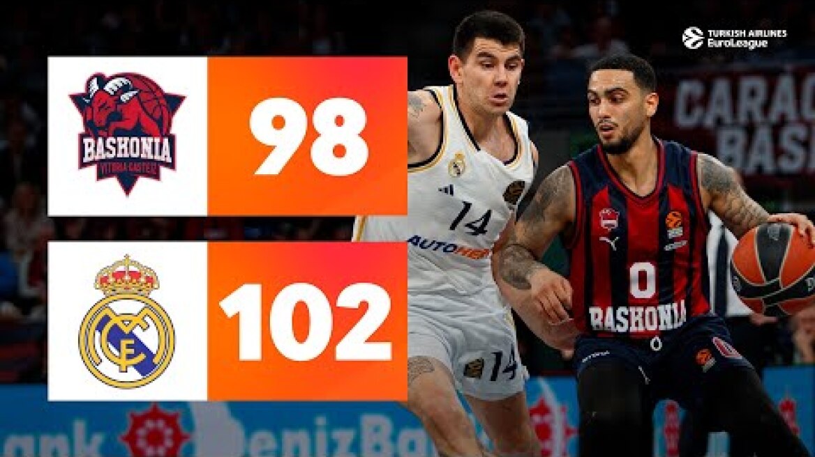 Baskonia - Real Madrid | DOMINANT Triumph PLAYOFFS Game 3 | 2023-24 Turkish Airlines EuroLeague