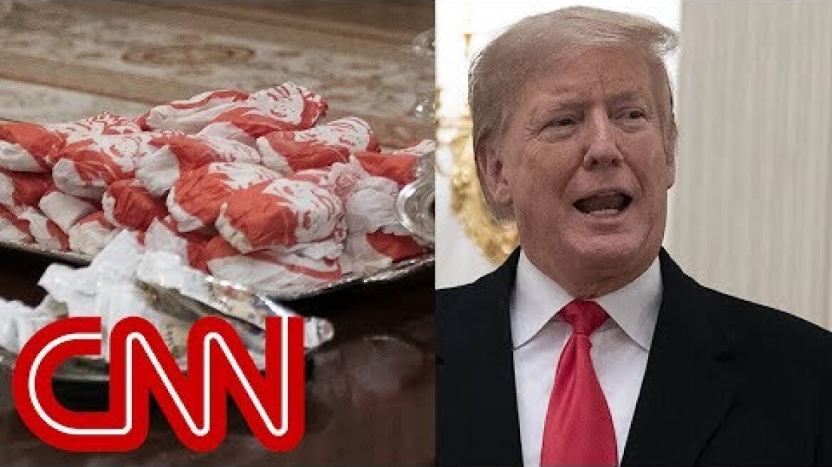 Trump caters fast-food feast for Clemson Tigers
