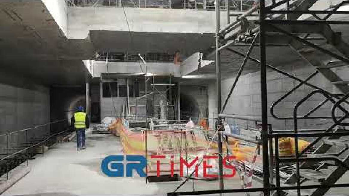 Σε πλήρη εξέλιξη οι εργασίες κατασκευής του σταθμού Βενιζέλου του Μετρό Θεσσαλονίκης