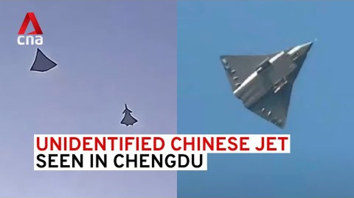 New Chinese fighter jet seen over Chengdu