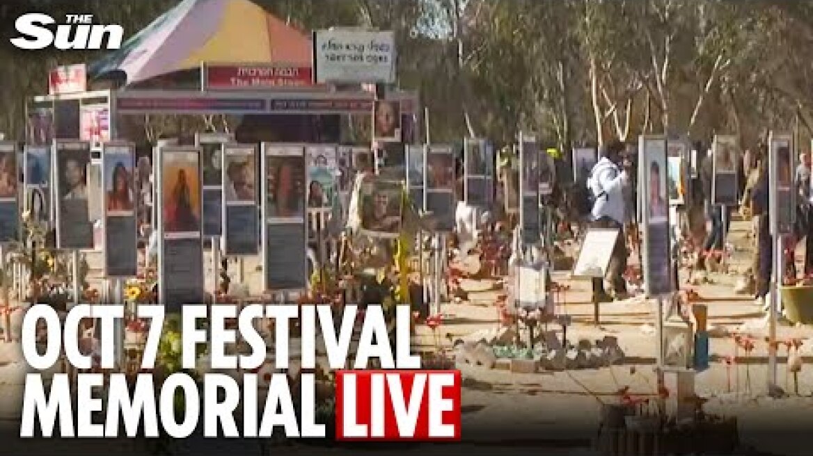 LIVE: Israelis mark Oct 7 second anniversary at the Nova music festival site