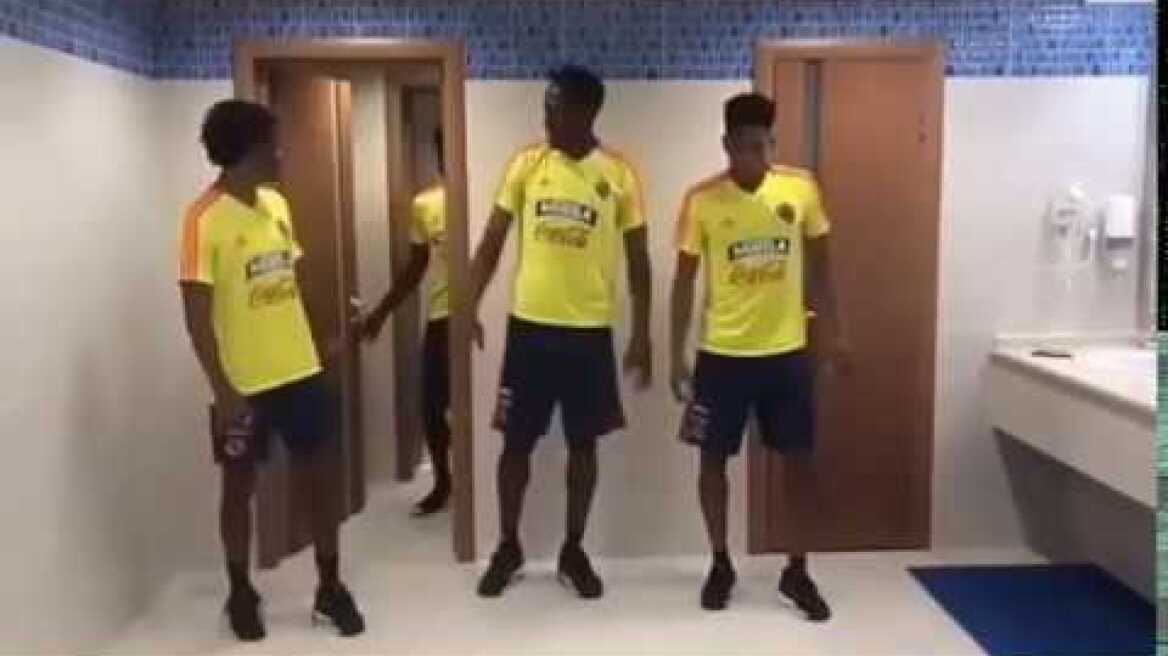 Nuevo baile de la selección COLOMBIA