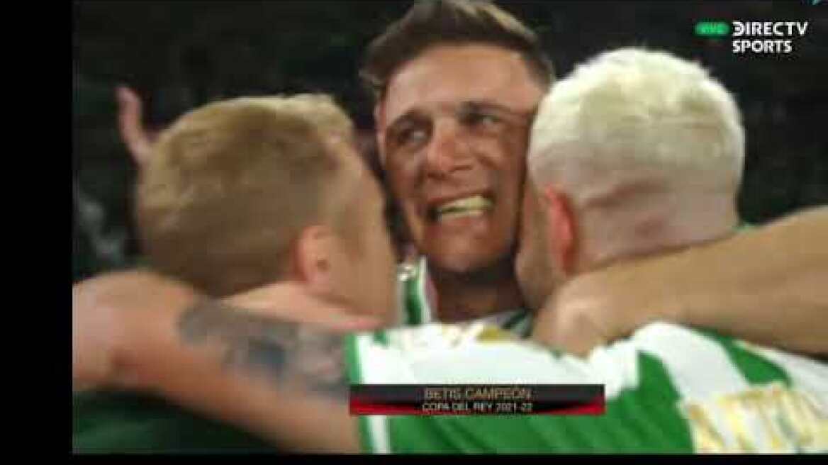 Celebración Y Lagrimas de Joaquín Sánchez Betis Campeón En Penaltis ante el valencia