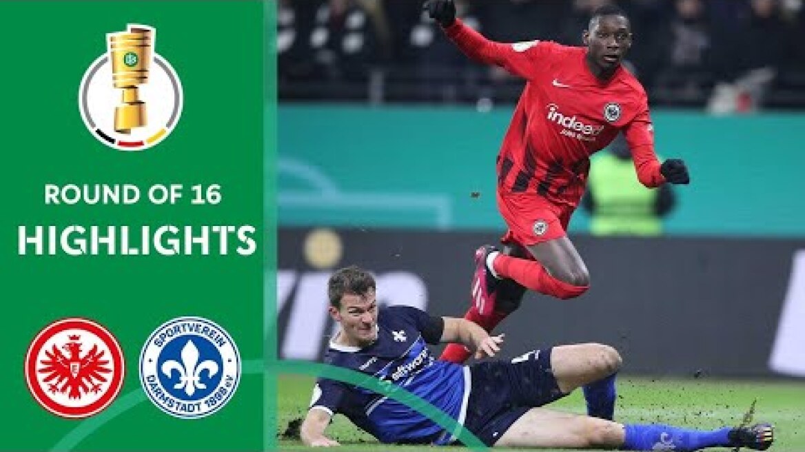 Incredible Kolo Muani! | Eintracht Frankfurt vs. Darmstadt 98 4-2 | Highlights | DFB-Pokal Rd. of 16