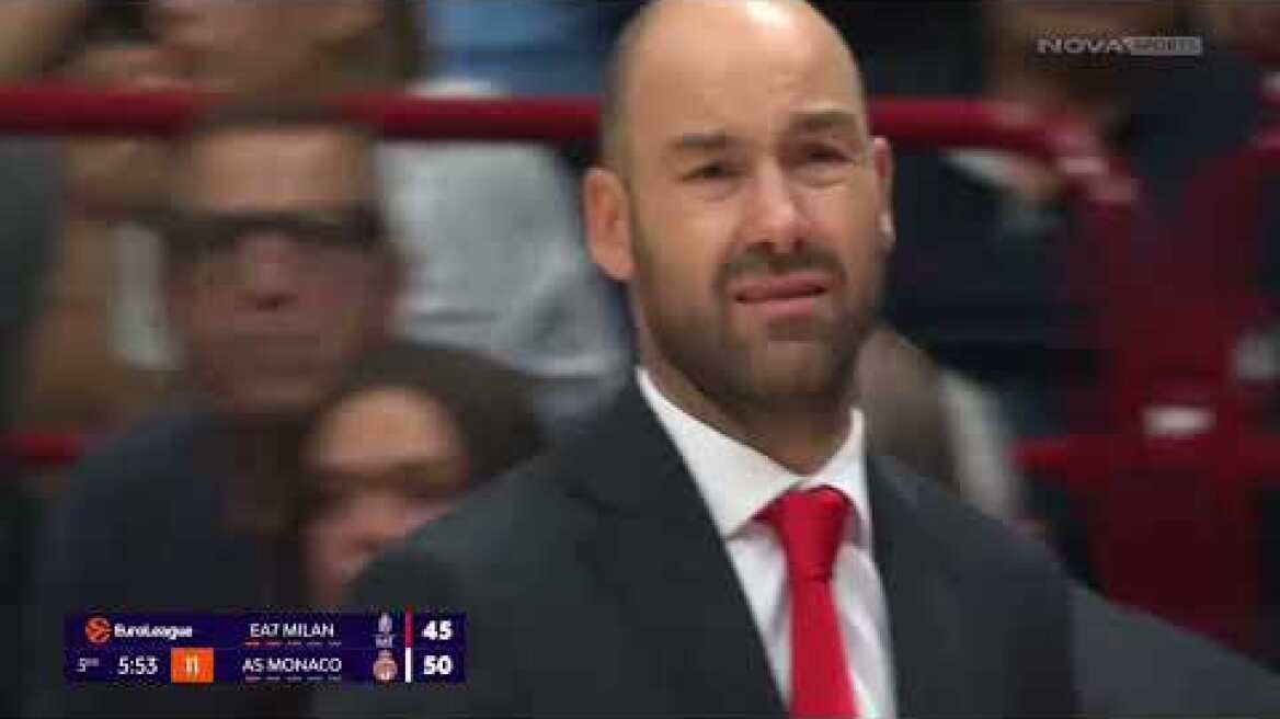 Euroleague: Διπλό του Παναθηναϊκού στη Βιτόρια και της Μονακό στο Μιλάνο - Νίκες για Παρτιζάν, Παρί και Ρεάλ Αρμάνι Μιλάνο - Μονακό: 79-82 (MD 3, 09/10/2025)