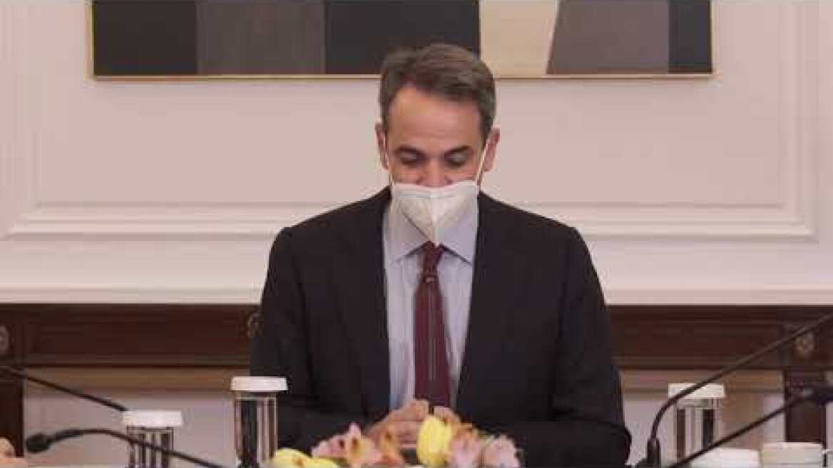 Συνάντηση Μητσοτάκη με γενικό διευθυντή Frontex