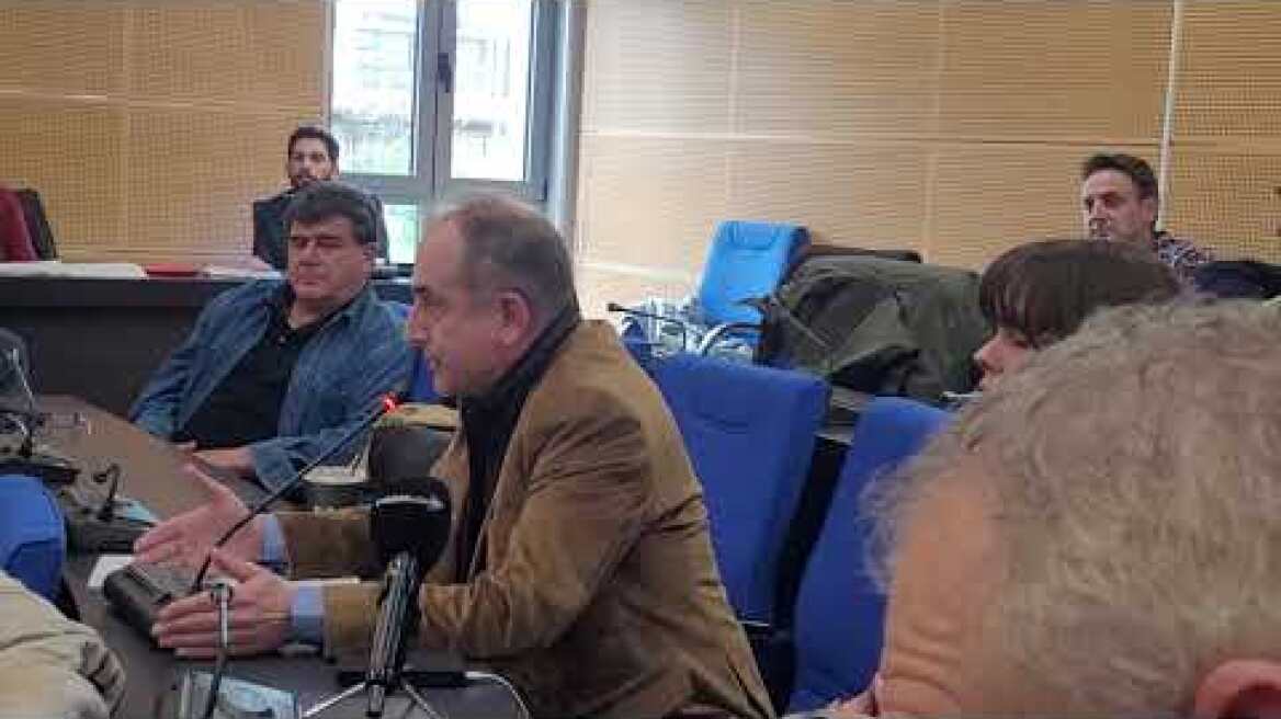 Παρέμβαση Γιώργου Ηλιόπουλου στο Περιφερειακό Συμβούλιο για τα Τέμπη