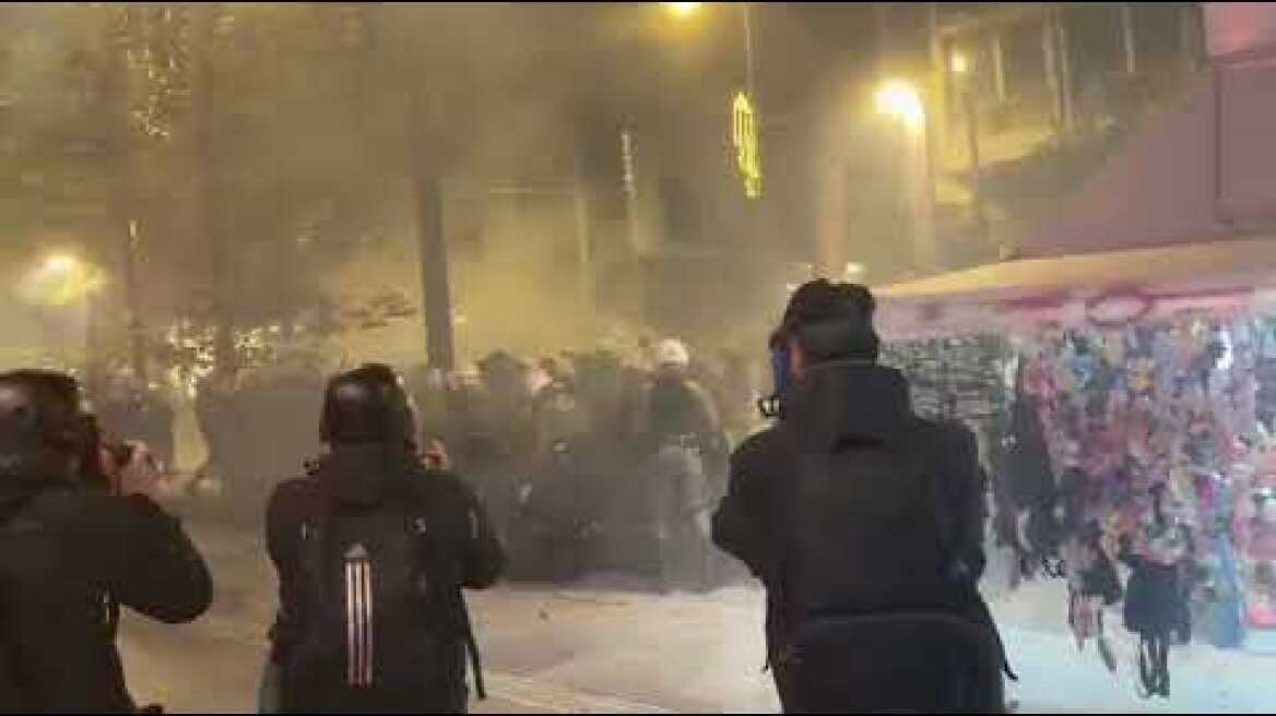 Επεισόδια στην πορεία για τη μνήμη του Γρηγορόπουλου (1)