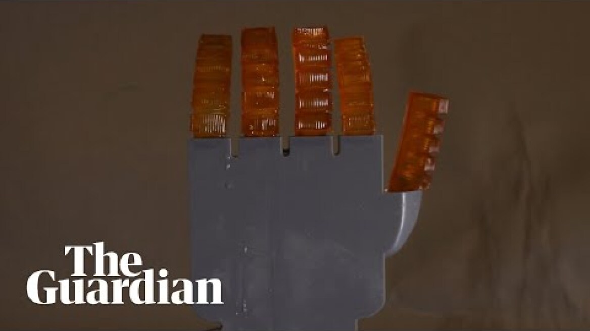 This robot hand can 'sweat' to cool itself down