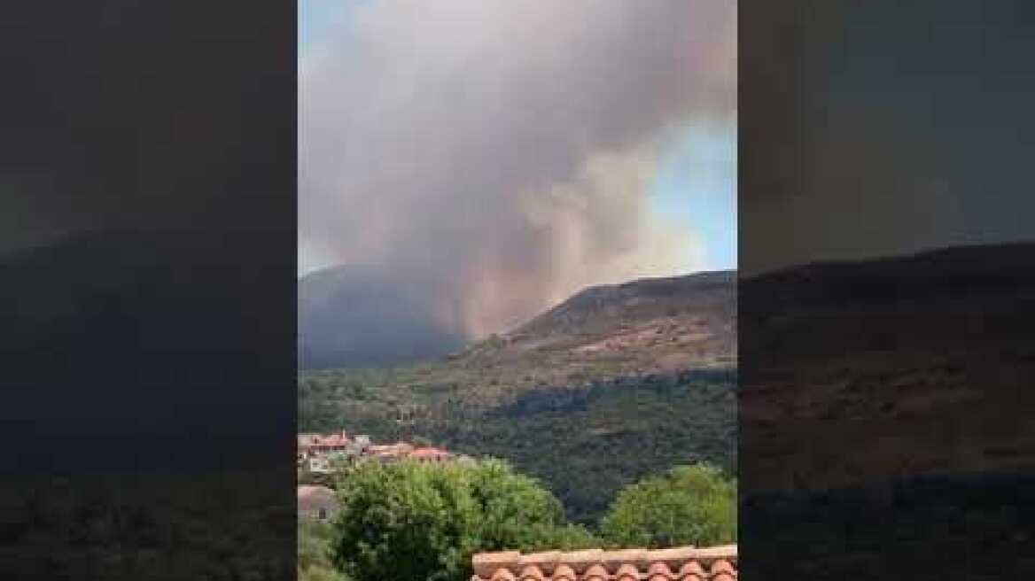 Φωτιά στην Μάνη