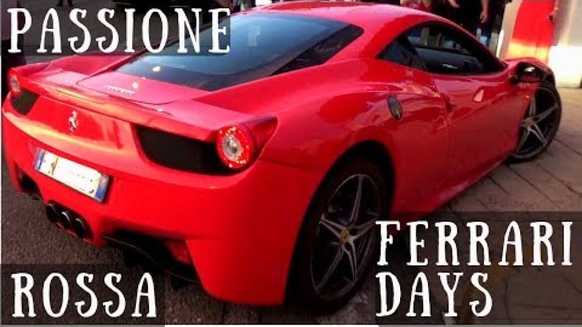 Ferrari Club Passione Rossa & FERRARI Days In Patras Royal Theater Greece | MarketNetgr