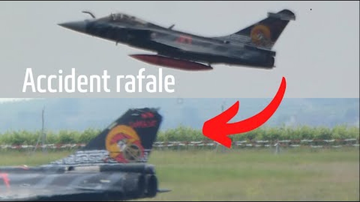 COLLISION DE RAFALES EN PLEIN VOL A COGNAC : Images du rafale endommagé/hypothèse à Cognac 2022