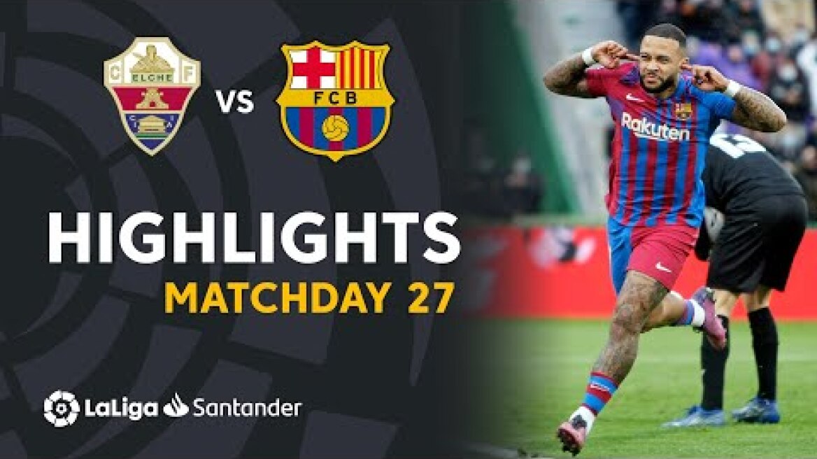 Resumen de Elche CF vs FC Barcelona (1-2)