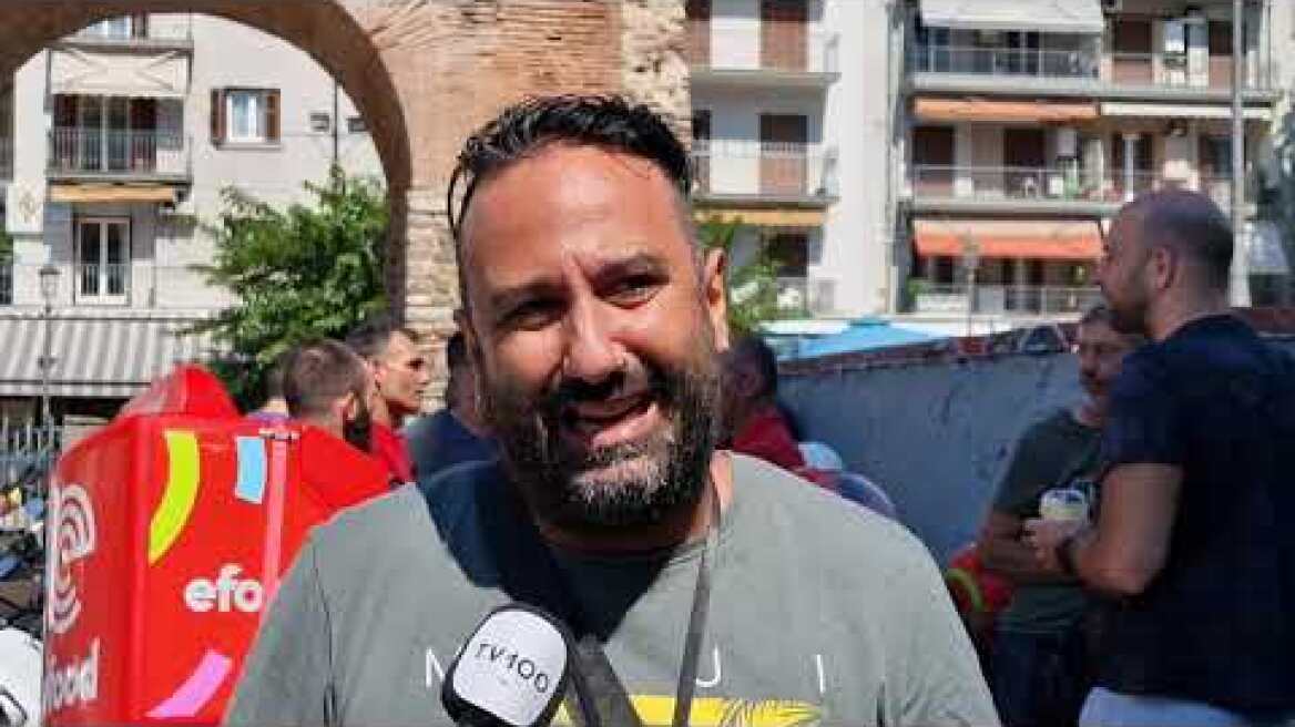 Στους δρόμους οι εργαζόμενοι του efood στη Θεσσαλονίκη (2)