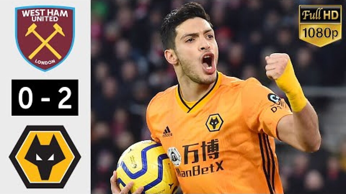 West Ham United vs Wolverhampton Wanderers 0-2 - All Goals & Extended Highlights - 2020
