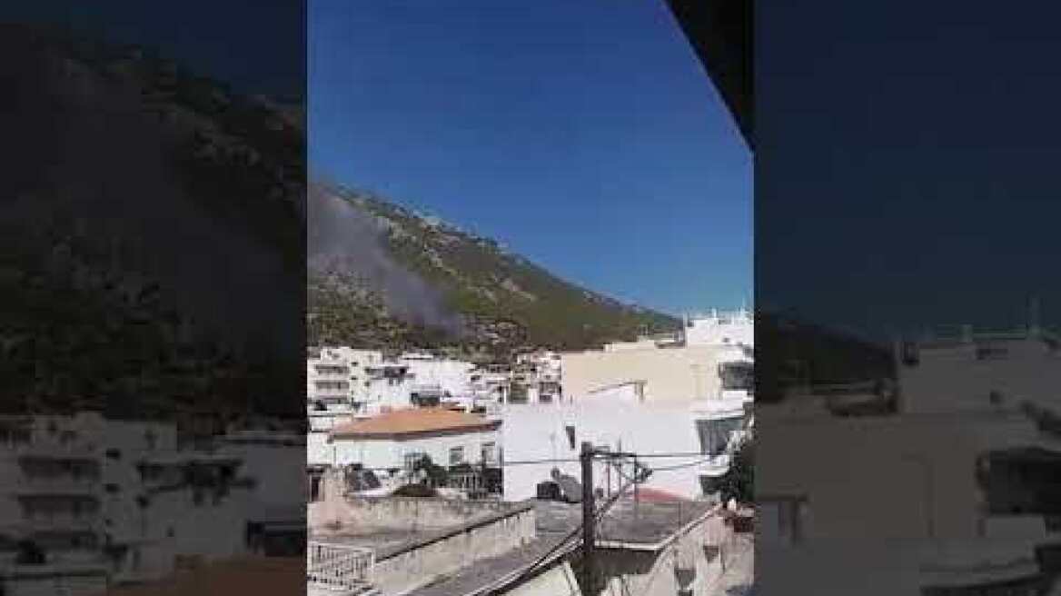 Φωτιά στο Λουτράκι