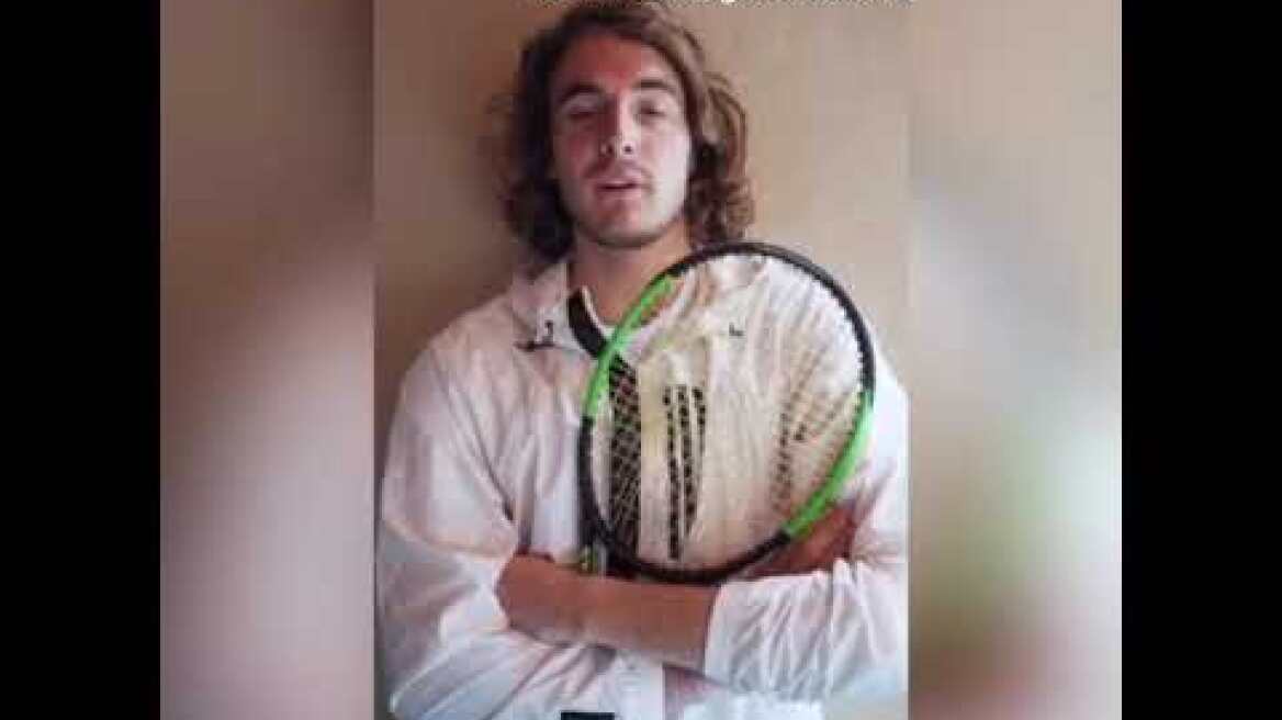 Ο Στέφανος Τσιτσιπάς συμμετέχει στις δημοπρασίες του #ziseathlitika