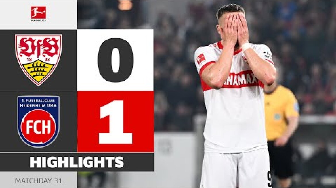 Late Shock For Stuttgart | VFB STUTTGART - HEIDENHEIM | Highlights | Matchday 31 – Bundesliga 24/25