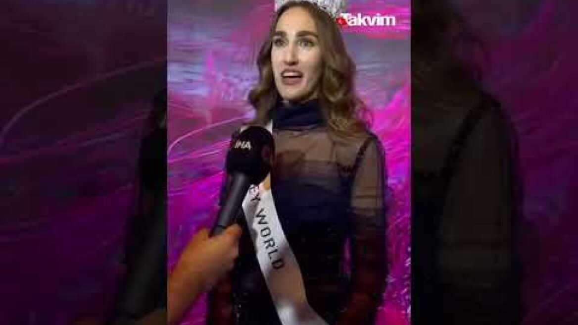 Miss Turkey birincisi İdil Bilgen: Birinci olmayı çok istiyordum ama olabilir miyim bilmiyordum
