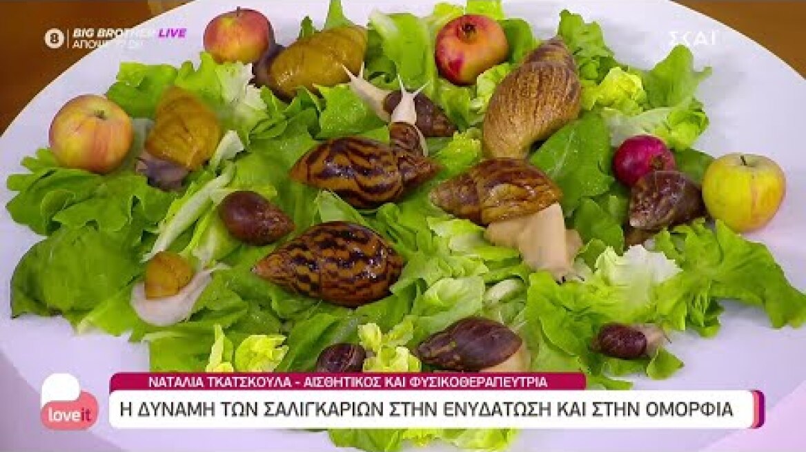 Η δύναμη των σαλιγκαριών στην ενυδάτωση και στην ομορφιά | Love it | 15/10/2021