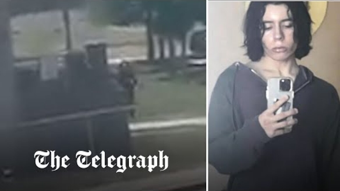 Texas shooting: video appears to show gunman on school grounds