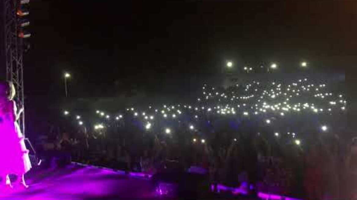 Η Νατάσα Θεοδωρίδου σε συναυλία στην Αλεξανδρούπολη 12/7/2021