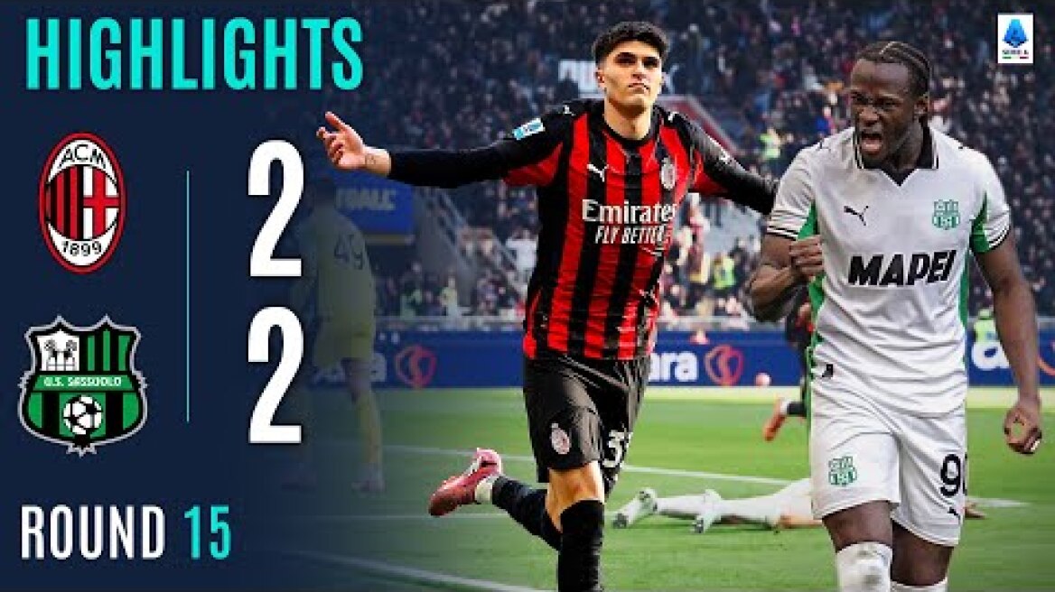 MILAN-SASSUOLO 2-2 | HIGHLIGHTS | Laurienté seals the draw right off the bench | SERIE A 2025/26