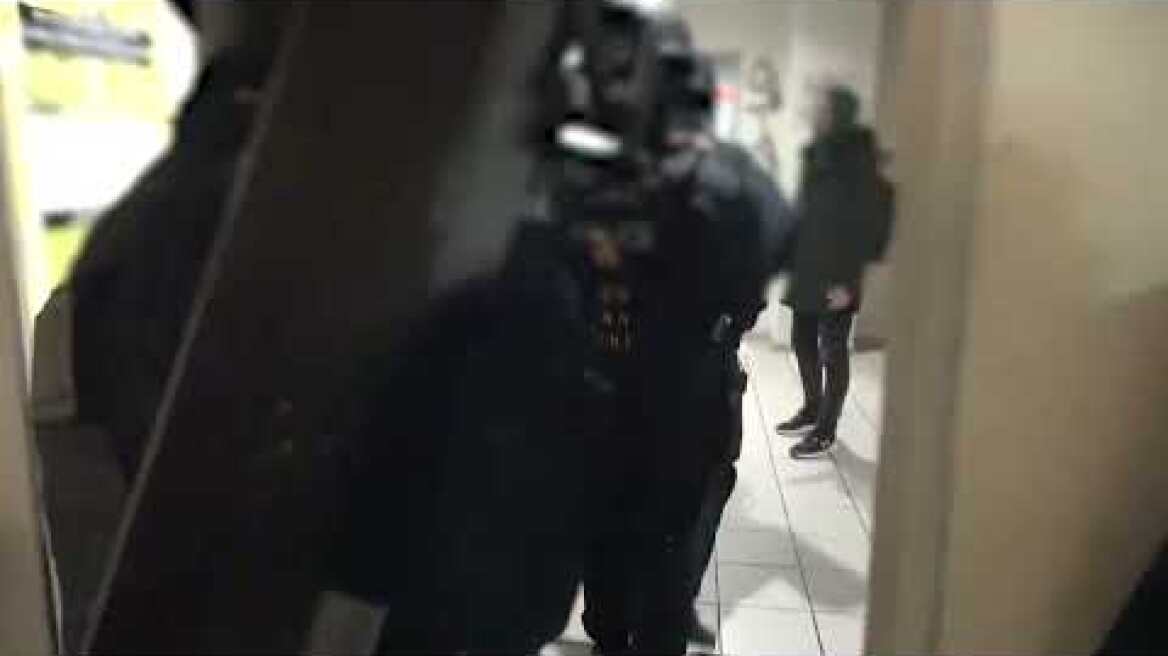 16032024 Αστυνομική επιχείρηση σε χώρους της Πανεπιστημιούπολης στου Ζωγράφου